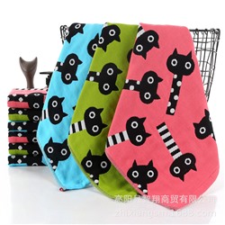 New Bangbang Cat Three-layer Gauze Square Handwrap Soft Water-absorbing Manufacturer Wholesale Kitchen Towel