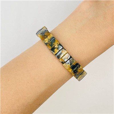 Радуга Самоцветов Браслет из Рутилового кварца с включением Титана