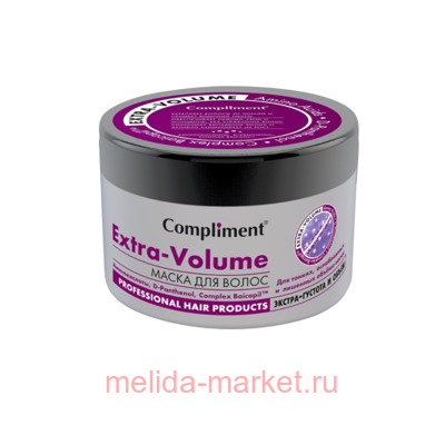 Compliment Маска для волос Extra Volume для тонких ослабленных и лишенных объема волос 500 мл