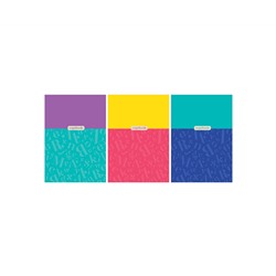 Тетрадь 80л., А4, линия BG "Monocolor. Letters"