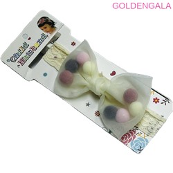 Ободок-повязка детская с бантом ОБ 28 модель 5