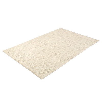 Ковер из шерсти и переработанного хлопка Shillong из коллекции Ethnic