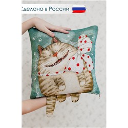 Наволочка декоративная 32х32 Мур