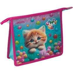 Папка для тетрадей A5 "deVENTE. Candy Cat"  с текстиль расширением 80мм 400мкм 8056417/12/Китай