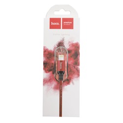USB-кабель hoco X14 Lightning 1 метр красный