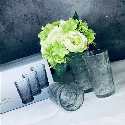 200-018 Набор из 6 стаканов 350мл в под.уп.(х8)Стекло