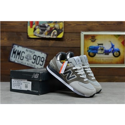 New Balance 574 из натуральной замши и текстиля
