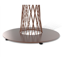 Основание для стола SHT-TU3-1 медный металлик
                        медный металлик