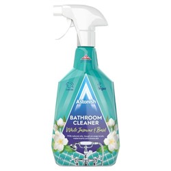 Спрей универсальный для ванной комнаты Белый жасмин и базилик Bathroom Cleaner White Jasmine & Basil, Astonish 750 мл
