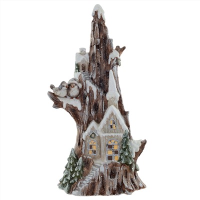 GAEM Фигурка декоративная "Домик" (подсветка, 3xAAA н/п), L37 W29 H73 см