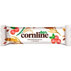 Батончик Cornline зерновой с клюквой 30 г (упаковка 18 шт) /КДВ (товар продается упаковкой)