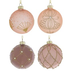 GAEM Набор из 12шт Украшение новогоднее "Шар", D 8 см, L35 W25 H8,5 см