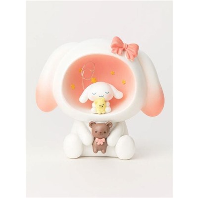 Kопилка - ночник «Plush friends», pink (14,5 см), пластик