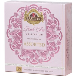 BASILUR. Tea Pink. Assorted карт.упаковка, 40 пак.