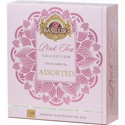 BASILUR. Tea Pink. Assorted карт.упаковка, 40 пак.