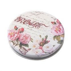 Dewal Beauty Зеркало косметическое карманное круглое / Классическая мода MR5, 60 мм