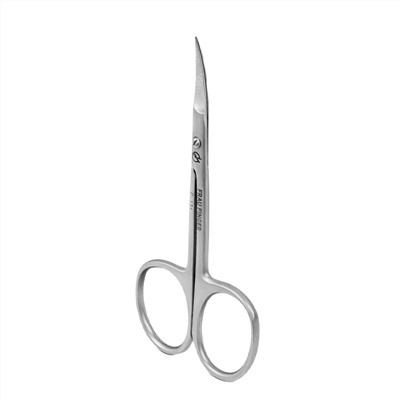 Frau Finger Ножницы маникюрные для кутикулы изогнутые / Classic FS-131DP, матовые, ручная заточка, 10 см