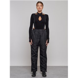 Полукомбинезон утепленный женский черного цвета 211_1Ch