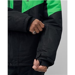 Горнолыжный костюм мужской зимний зеленого цвета 07713Z