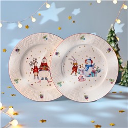 НАБОР ТАРЕЛОК ОБЕДЕННЫХ LEFARD "WINTER STORY" 2 ШТ. 26,5 СМ (КОР=12НАБ.)