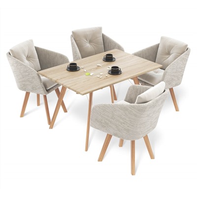 Обеденная группа SHT-DS279
                        дуб сонома / венге / морозное утро. / прозрачный лак