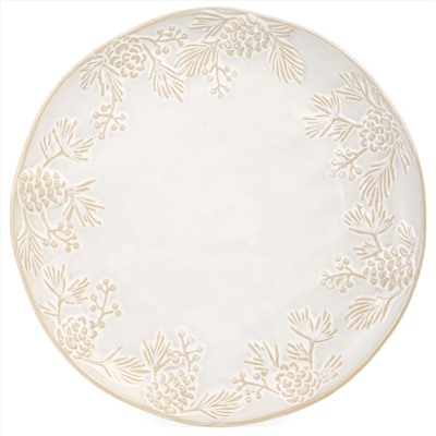 НАБОР ТАРЕЛОК ОБЕДЕННЫХ КОЛЛЕКЦИЯ "PINE CONES", 2 ШТ. /  25*25*2,3  СМ