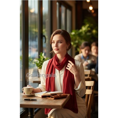 Шарф шифоновый однотонный Арт 0984/10