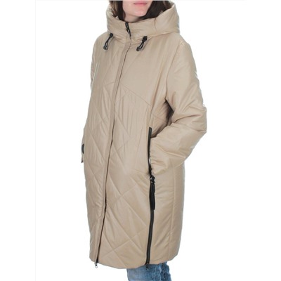 BM22868 BEIGE Куртка демисезонная женская (100 гр. синтепон)