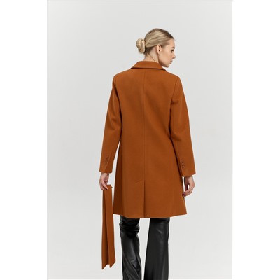 Пальто женское демисезонное 26897 (карамель)