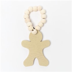 Кольцо для салфеток «Пряник», коричневое, 6×7 см, дерево