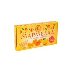 Мармелад желейно-фруктовый "С апельсином" на пектине 0,19 кг картон (5 мес)