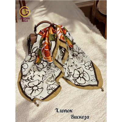 Платок на шею с украшением Артикул 2455/21