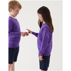 School Unisex Cotton Regular Fit Sweatshirt (2-16 Yrs)