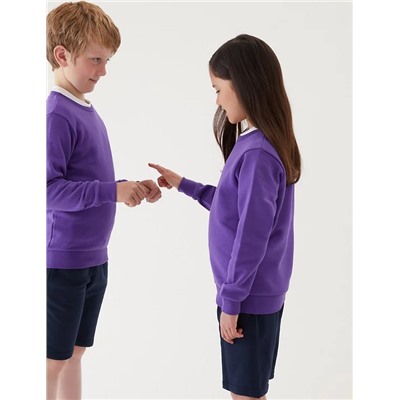 School Unisex Cotton Regular Fit Sweatshirt (2-16 Yrs)