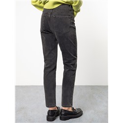 Укороченные джинсы из эластичного денима