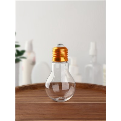 Бутылочка для хранения «Лампа», 80 мл, цвет золотой