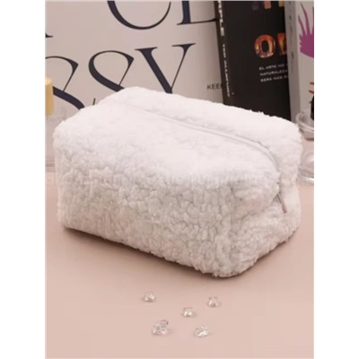 Kristaller Косметичка женская плюшевая «Тедди», белый