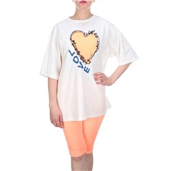 KD-866 ORANGE Костюм-двойка женский 7986 TREND