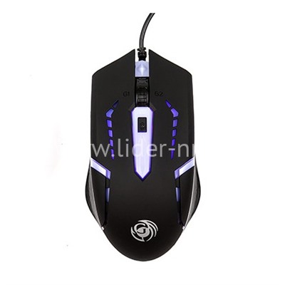 Мышь проводная DIALOG игровая Gan-Kata MGK-03U 4 кнопки (черная)