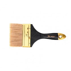 Кисть плоская "Профи" 4", натуральная щетина, деревянная ручка MTX