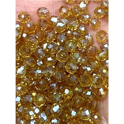 Хрустальные бусины для рукоделия 3 мм 194 шт
