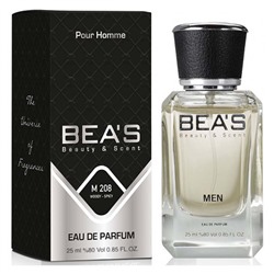Beas M208 Paco Rabanne 1 Million Men edp 25 ml, Парфюм мужской Beas M208 создан по мотивам аромата Paco Rabanne 1 Million