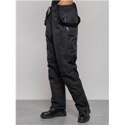 Полукомбинезон утепленный женский черного цвета 211_1Ch