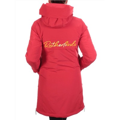 20-137 RED Пальто женское зимнее PlOOEPLOO (200 гр. холлофайбера)