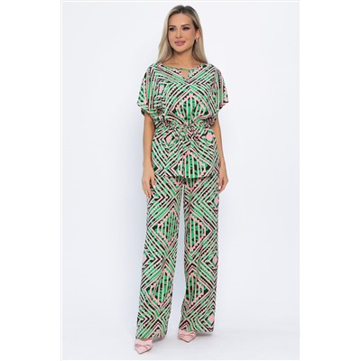 Костюм Аксиома успеха (зелено-розовый) К15337-5М