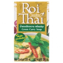 Готовый тайский суп Зеленый карри на кокосовом молоке Roi Thai 250 мл