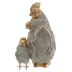 Фигурка декоративная "Курица с цыплятами", L20 W14 H22 см