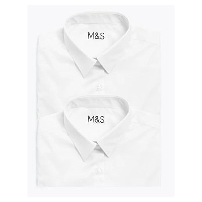 2pk Girls' Skinny Fit School Shirts (2-18 Yrs)
