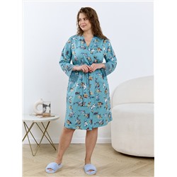 Женский халат Айрис-3 Х-769 / голубой