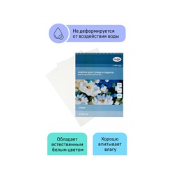 Альбом для гуаши и акрила, 12л., А3, на спирали Гамма "Студия", 180г/м2